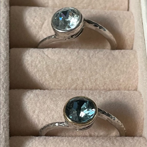 ❤️🌹❤️ 14k 925 Blue stones rings - Picture 7 of 9